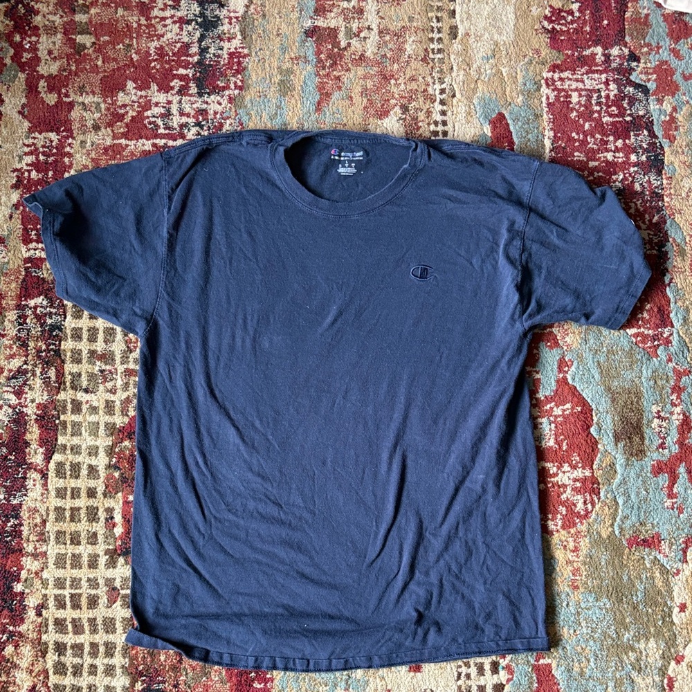Champion Men's Classic Navy Tee